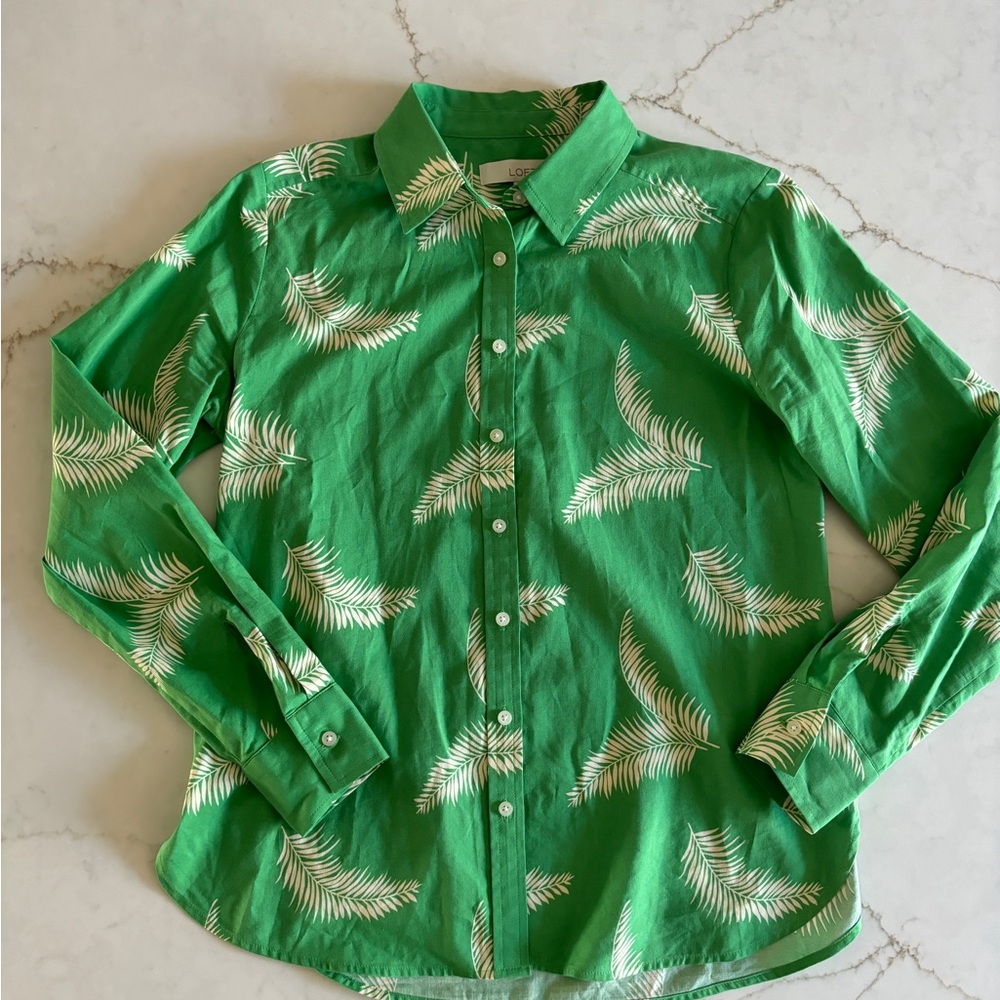 LOFT Button Down Top